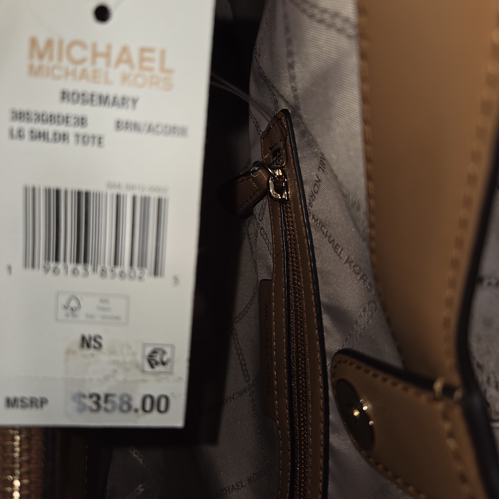 NWT Michael Kors Rosemary Medium Shoulder Tote - Picture 3 of 9